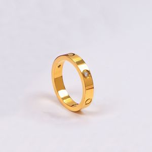 Bague à vis d'amour pour hommes et femmes, bagues classiques de luxe, bijoux de créateur, titane, acier, or rose, argent, ne se décolore jamais, non allergique au diamant