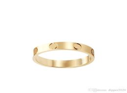 Love Screw Ring Men039s Band Ringen Klassieke Luxe Designer Sieraden Dames Titanium Staal Legering Verguld GoldSilverRose Neve2637876