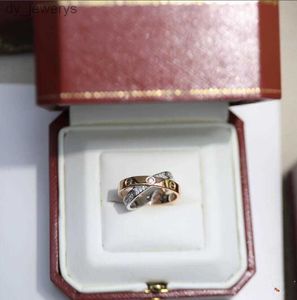 Love vis ring mens ring classic luxury Designer Ring Womens Titanium Steel plaqué bijourie or et argent rose jamais fondre avec boîte