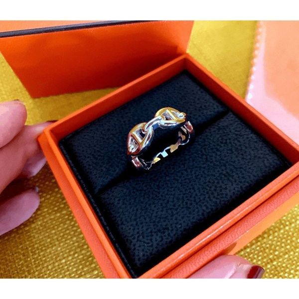 Love Screw Ring Anillos para hombre y mujer Joyería de diseño clásico Mujer Aleación de acero de titanio Chapado en oro Oro Plata Rosa Nunca se desvanece No alérgico Tamaño 6-11 Con caja original