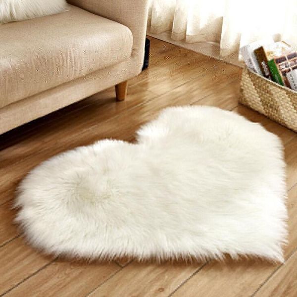 Amour doux tapis en peau de mouton artificielle tapis tapis chaud tapis poilu siège en peluche salon canapé chambre tapis HLX01