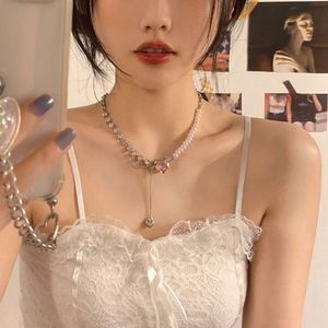 Love Splited Pearl Necklace met Chinese stijlontwerp