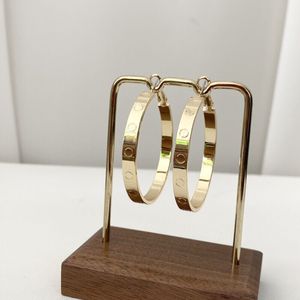 Liefde stud oorbellen vintage modeontwerper oorbellen sieraden ontwerper voor vrouw oorbel grote hoepel aretes huwelijksverjaardag feestcadeau zl167 F4