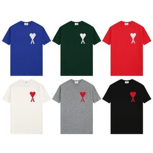 T-shirt d'amour T-shirt de créateur à manches tricotées T-shirt hommes et femmes à manches rondes