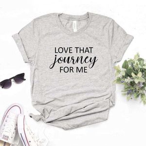 J'aime ce t-shirts voyage pour moi imprimer femmes t-shirts chemise drôle dame Yong haut pour fille