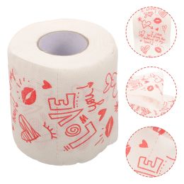 Love Valentine Paper Roll Paper Saint Valentin Salle de bain Rouleau de salle de bain Papier de toilette