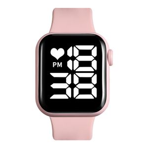 Love Watch LED Electronic Fashion Simple Square Touch Swimming Nathroproping Children's Bracelet Watch