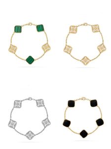 Amour femmes 4/quatre feuilles trèfle Bracelets porte-bonheur bijoux de créateur en acier inoxydable amoureux de mariage cadeau Bracelet