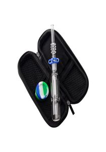 Loveecig CSYC NC007 Waterpijp Pijpen Tas Set Booreiland Glazen Waterleiding 10mm Titanium Keramische Nagel Waskolf Dab Rig Bong Wax To7384906