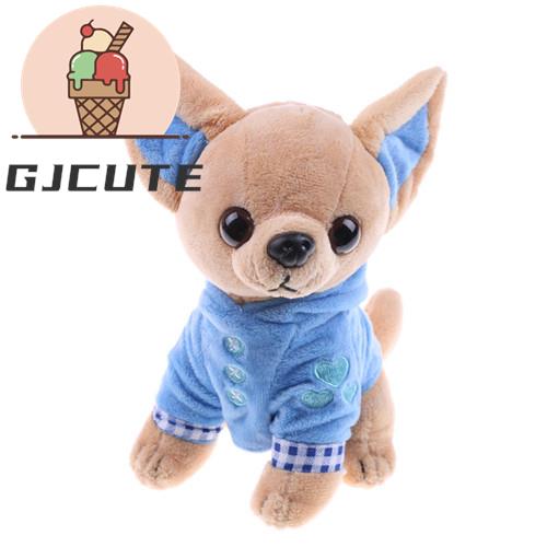 Lovely 17cm Chihuahua Dog Plush Toy Stuffed Children Best Present 4 Colors 1pcs