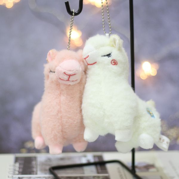 Encantador juguete de peluche de alpaca, muñeco de cordero, llavero, regalo, novia, muñeca de dibujos animados, artículos de regalo de boda