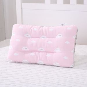 Belle Bébé Oreillers Toddler Literie Oreillers Coton Enfants Positionneur De Couchage Nouveau-Né Garçon Fille Tête Coussin Anti Roll Support Pad LJ201014