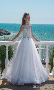 Belle robe de bal robes de fille de fleur dentelle Appliques filles Pageant robe d'anniversaire sur mesure enfants robe formelle 4272146