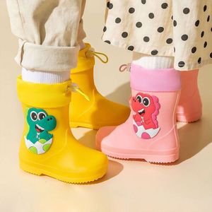 Belle dessin animé bébé garçons filles chaussures d'eau chaussures de pluie