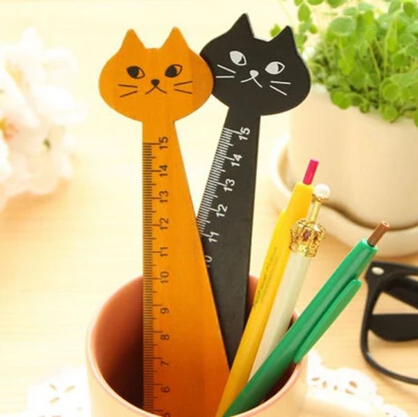 Belle souverain de forme de chat mignon en bois d'animaux directs directs pour enfants pour enfants