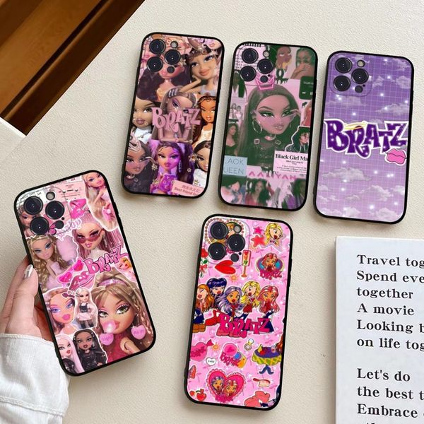 Funda de teléfono de muñeca encantadora para iPhone 14 11 12 13 mini pro xs max cover 6 7 8 más x xr se 2020 fondos shell