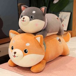 Mooie Fat Shiba Inu Corgi Dog Plush Toys Gevulde zachte Kawaii Animal Cartoon Hug Pillow Dolls Gift voor kinderen Baby kinderen J220704