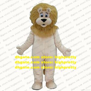 Charmant lion mascotte costume adulte dessin animé de personnage de personnage costume hôtel restaurant familial activités spirituelles zz7962