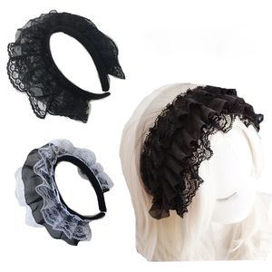 Belle lolita dentelle arc femmes bandeaux bandeaux de fille couvre-chef de dame accessoires de cheveux accessoires de bandeau