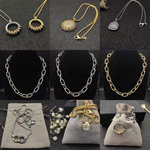 Joli collier de créateur, bijoux ras du cou torsadé, marque en or et argent, 2 couleurs, pendentif rond, chaîne de luxe