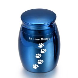 Mooie huisdierpoot kleine aandenken urnen voor as crematie urnen voor as gedenkteken as in liefde geheugen huisdieren 142x98mm290h