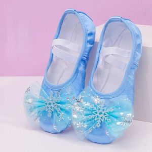 Lovely Princess Dance Soft Soled Ballet Zapato Niñas Cat Claw Claw China Ballerina Ejercicios Zapatos L2405 L2405
