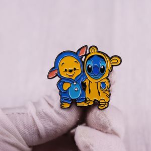 Childhood Cartoon Bear Email Pin Childhood Game Film Film Quotes Broche Badge Cute Anime Movies Games Hard Emaille Pins