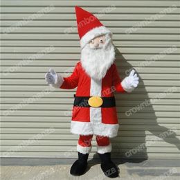 Lovely Santa Claus Mascot Costumes Halloween Cartoon personnage de personnage Suit