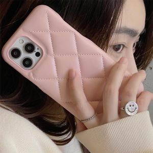 LOVELY Simple Luxury Designer Mobile Phone Cases en cuir pour iPhone12 13 14 Pro Max nouvelle pomme Classique toucher lisse Antichoc Phones Case iPhone14 13pro 12pro