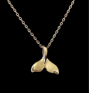 Mooie Walvis Staart Vis Nautische Charme Ketting voor Vrouwen Meisjes Dierlijke Mode Kettingen 2 Kleuren Zeemeermin Staarten Jewelry2876256