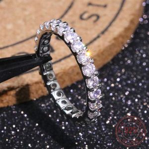 Lover Eternity Promise Ring 925 Sterling Zilver Luxe Cz Engagement Wedding Band Ringen Voor Vrouwen Bruids Sieraden Gift J-326283n