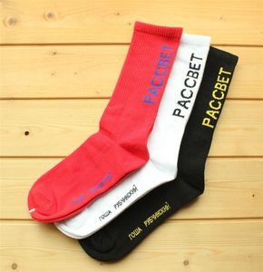 Amoureux du sport noir rouge blanc chaussettes soleil aube crépuscule lumière hommes nouvelle mode Gosha Rubchinskiy Stocking7945595