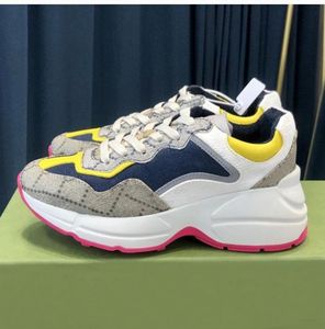minnaar Tennis 1977 nieuwe stijl laars Luxe Chaussures Damesschoen Rhyton Platform Sneaker Designer schoenen Beige heren dames Trainers Vintage Sneaker