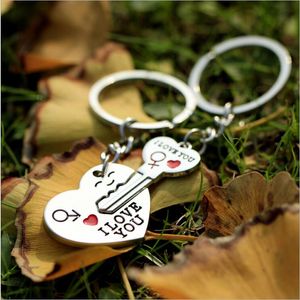 Lovers Key to My Heart Porte-clés Saint Valentin Faveurs De Mariage Et Cadeaux Souvenirs De Mariage Événement Fête Fournitures
