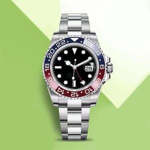 Amantes relojes de pulsera cristal de zafiro 40 mm reloj automático unisex lujo súper luminoso montre de luxe diseñador común reloj para hombre azul rojo multi colores SB021 B23