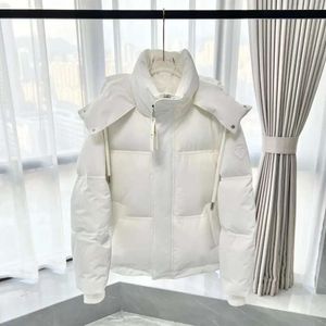 Loves Designer Hoge kwaliteit Ami Love A Letter Loose Sports Dikked 90 White Duck Down Hooded Amis Applique Couple Winter Down Coat Down Jacket Amis