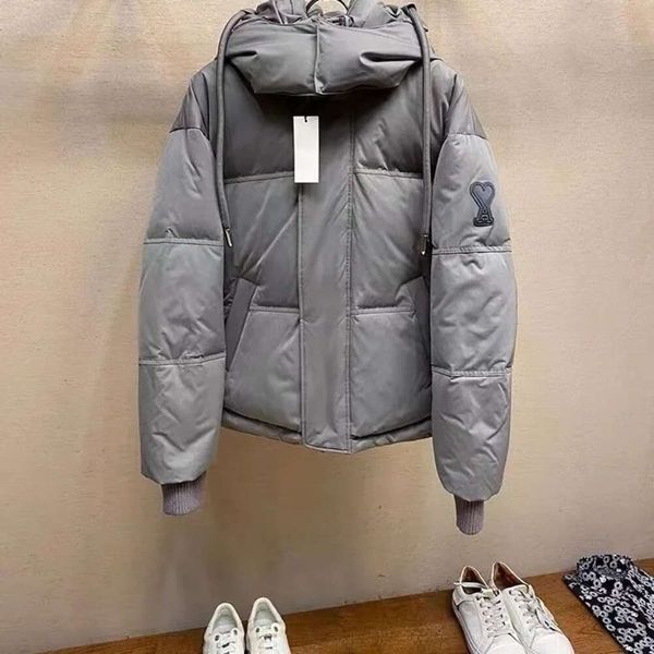 Loves Designer Pure Pure AMIS AMIS Aplique 90 White Down AMIS Down Jacket Amis Men's y mujer de moda