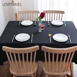 Lovrtravel Brand personnalisé surdimensionné surdimensionné 600 cm noire noire Hotel Wedding Party Square Dining Table et couverture de table basse