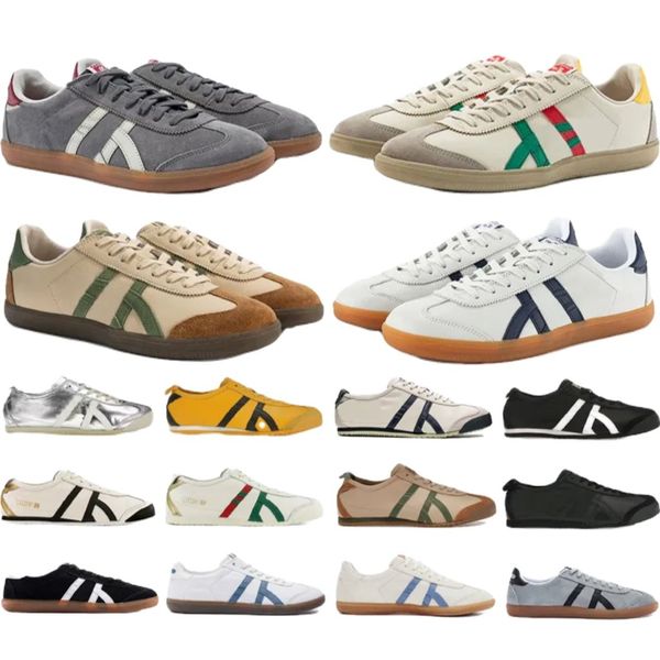 Zapatillas informales de corte bajo hombres Mujeres matan billetera amarilla plateado plateado birch guisante negro azul marino marina roja beige grassiry green portador tamaño 35-44