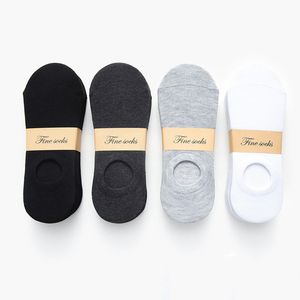 Low Cut Socks voor mannen en vrouwen Onzichtbare katoen Casual Enkle Versterkte korte sok 5 paren