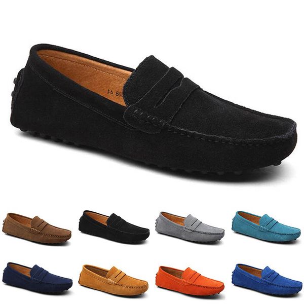 Low doudou, zapatos de conducción informales para hombres, suela blanda, calzado de moda, combina con todo, perezoso, profundo, verde militar, amarillo, cómodo, transpirable, deportes, zapatillas de deporte al aire libre