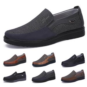 Baixo estilo de negócios da moda sapatos masculinos confortáveis respirável preto marrom escuro marinho macio flats bottoms masculino casual para festa 38-44