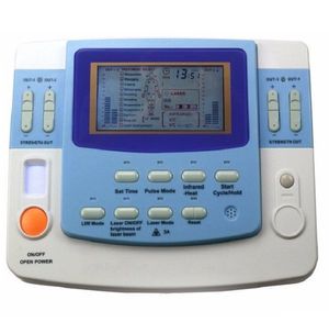 basse fréquence 9 canaux multi physiothérapie thérapie ultrasons dizaines ems machine avec laser, chauffage, e-cup EA-F29