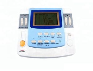 Masseur complet du corps basse fréquence 9 canaux multi-physiothérapie thérapie ultrasons dizaines ems machine avec chauffage laser e-cup EA-F29