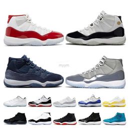 lage Jumpman 11 basketbalschoenen kersen 11s rood en wit cementgrijs hoog concord jubileum 25-jarig jubileum 72-20 koel grijs paars roze heren sneakers 36-47