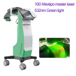 Laag niveau koude laser lipo afslankmachine met lage level liposlim 10d energiebundel 532 nm groen licht behandeling van maxlipo master fabriek 2023 professional