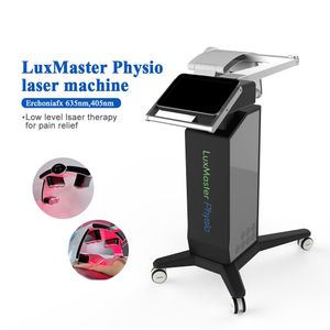 Thérapie au laser de bas niveau Luxmaster Physio Lumière infrarouge 635nm Soulagement de la douleur Machine de physiothérapie Fasciite plantaire Équipement de traitement de la douleur au cou