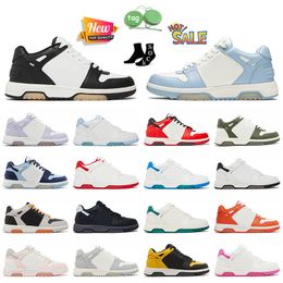 Low Out para caminar Ooo of Office Sneaker Diseñador Zapatos casuales Plataforma Blanco Piel de becerro Negro Rosa Flechas Motivo Mujer Hombre Midtop Esponja Zapatillas deportivas Plam