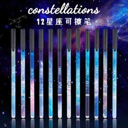 Liquidation à bas prix 12 pièces ensemble douze Constellation stylo Gel effaçable 0.5 Tube d'aiguille complet meulage Note de chaleur disparaissant