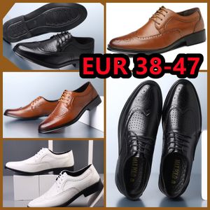 Chaussures de luxe en cuir pour hommes, chaussures de styliste à bas prix, chaussures formelles d'affaires et de fête de mariage, size38-47